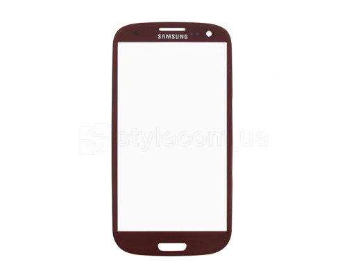 Скло дисплея для переклеювання Samsung Galaxy S3 I9300 red Original Quality TPS-2701583400000