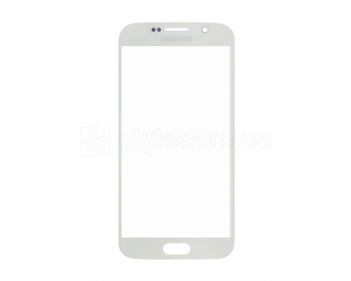 Скло дисплея для переклеювання Samsung Galaxy S6/G920 (2015) white Original Quality TPS-2701912300001