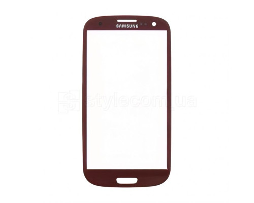 Скло дисплея для переклеювання Samsung Galaxy S4 I9500 red Original Quality TPS-2701584600003