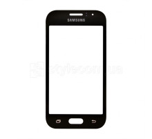 Скло дисплея для переклеювання Samsung Galaxy J1 Ace/J110 (2015) black Original Quality