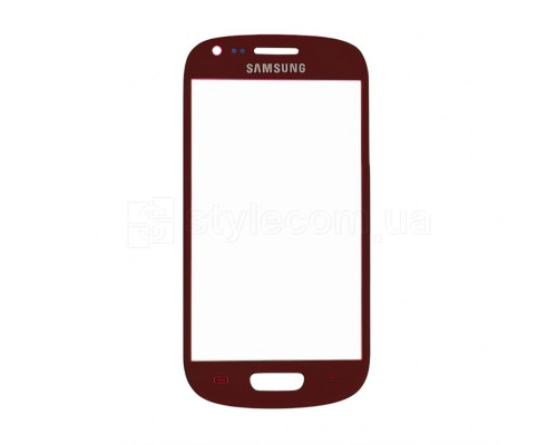 Скло дисплея для переклеювання Samsung Galaxy S3 Mini I8190 red Original Quality TPS-2701584200005