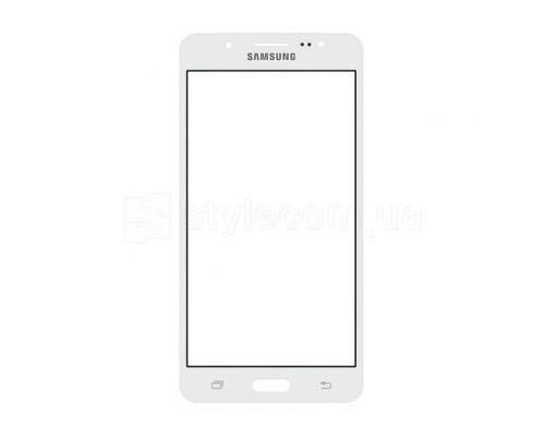 Скло дисплея для переклеювання Samsung Galaxy J5/J510 (2016) white Original Quality