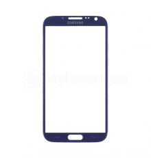 Скло дисплея для переклеювання Samsung Galaxy Note 2 N7100 blue Original Quality TPS-2701582400001