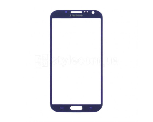 Скло дисплея для переклеювання Samsung Galaxy Note 2 N7100 blue Original Quality TPS-2701582400001