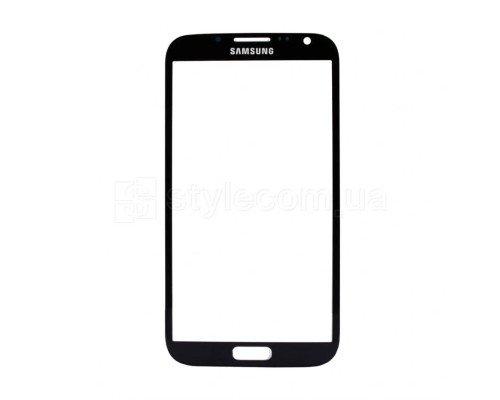 Скло дисплея для переклеювання Samsung Galaxy Note 2 N7100 black Original Quality