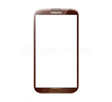 Скло дисплея для переклеювання Samsung Galaxy Note 2 N7100 coffee Original Quality TPS-2701582600005