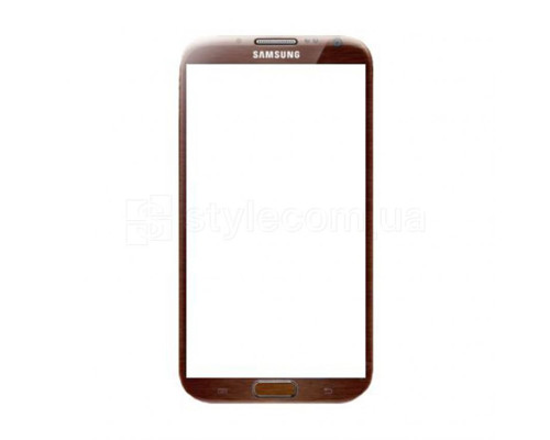 Скло дисплея для переклеювання Samsung Galaxy Note 2 N7100 coffee Original Quality TPS-2701582600005