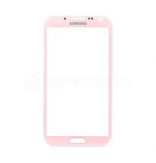 Скло дисплея для переклеювання Samsung Galaxy Note 2 N7100 pink Original Quality TPS-2701582500008