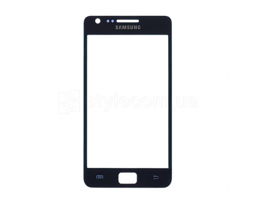 Скло дисплея для переклеювання Samsung Galaxy S2 I9100, Galaxy S2 Plus I9105 dark blue Original Quality TPS-2701833100001