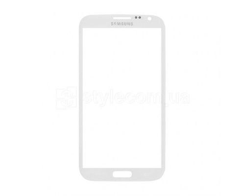 Скло дисплея для переклеювання Samsung Galaxy Note 2 N7100 white Original Quality