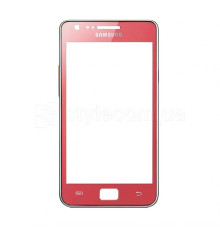 Скло дисплея для переклеювання Samsung Galaxy S2 I9100, Galaxy S2 Plus I9105 red Original Quality TPS-2701583100009