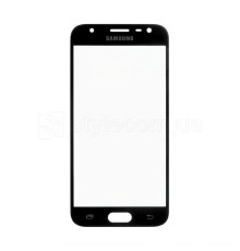 Скло дисплея для переклеювання Samsung Galaxy J3/J330 (2017) black Original Quality