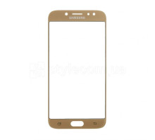 Скло дисплея для переклеювання Samsung Galaxy J7/J730 (2017) gold Original Quality TPS-2710000145035