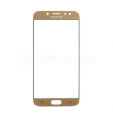 Скло дисплея для переклеювання Samsung Galaxy J7/J730 (2017) gold Original Quality TPS-2710000145035