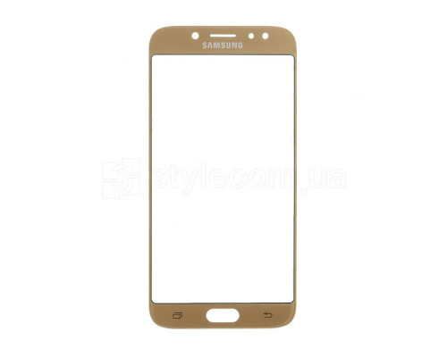 Скло дисплея для переклеювання Samsung Galaxy J7/J730 (2017) gold Original Quality TPS-2710000145035