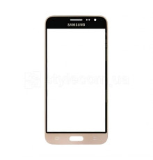 Скло дисплея для переклеювання Samsung Galaxy J3/J320 (2016) black/gold Original Quality TPS-2710000145066