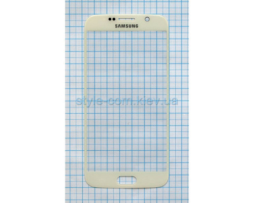 Скло дисплея для переклеювання Samsung Galaxy S6/G920 (2015) white Original Quality TPS-2701912300001