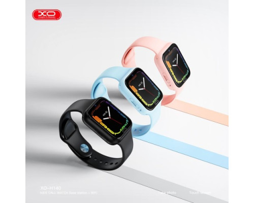 Смарт-годинник XO H140 Kids Smart 4G Watch Чорний mag-6920680861071140425