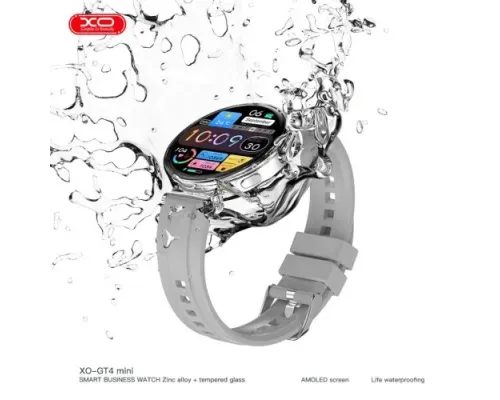 Смарт-годинник XO GT4 mini AMOLED Screen Smart Sports Talking Watch Silver mag-6920680823086147281