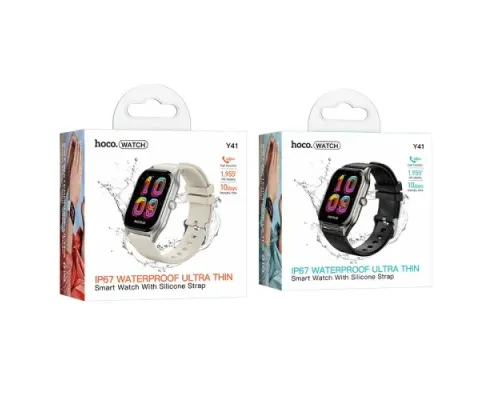 Смарт-годинник HOCO Y41 Smart watch(call version) Silver mag-6942007674140153809