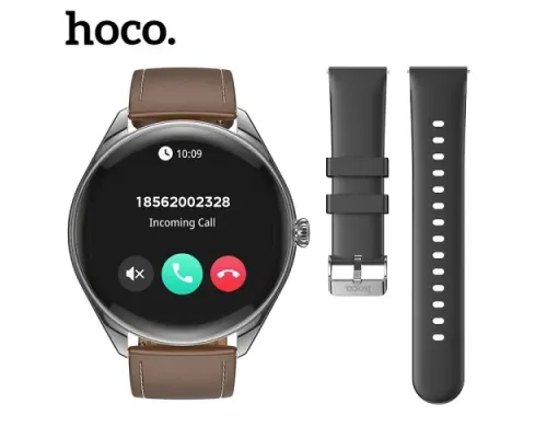 Смарт-годинник HOCO Y22 AMOLED Smart sports watch(call version) Silver mag-6942007628990147516