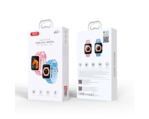 Смарт-годинник XO H130 GPS Children's Intelligent 4G Watch Блакитний mag-692068085484458852