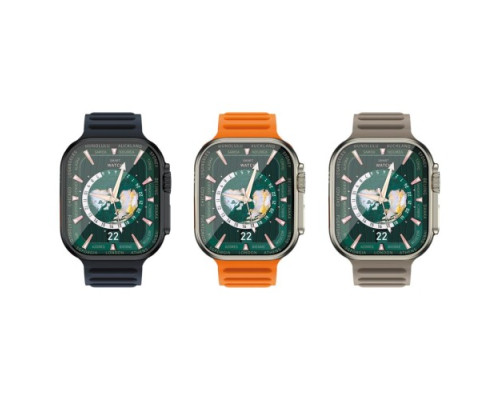 Смарт-годинник XO M10Ultra 9th Wireless Charging Smart Sports Talking Watch Сірий mag-692068086089057293