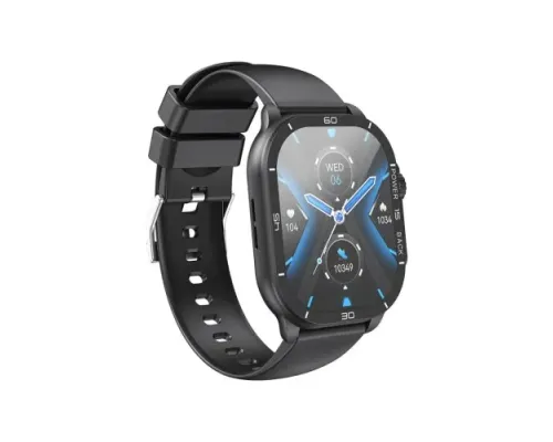 Смарт-годинник XO J12 AMOLED Screen Smart Sports Talking Watch Чорний mag-6920680823307144189