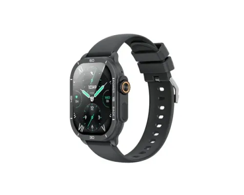 Смарт-годинник XO J12 AMOLED Screen Smart Sports Talking Watch Чорний mag-6920680823307144189