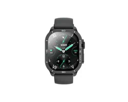 Смарт-годинник XO J12 AMOLED Screen Smart Sports Talking Watch Чорний mag-6920680823307144189