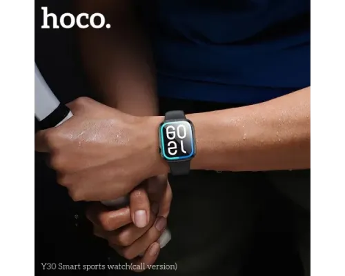 Смарт-годинник HOCO Y30 Smart sports watch(call version) Gold mag-6942007648974153032
