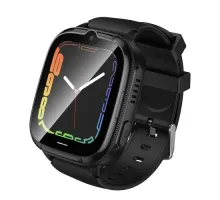 Смарт-годинник дитячий HOCO Y106 4G children phone watch black mag-6942007658690152408