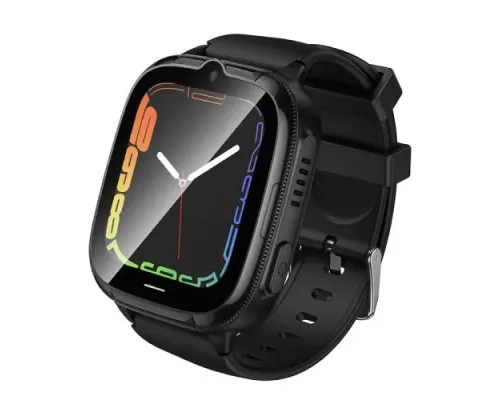 Смарт-годинник дитячий HOCO Y106 4G children phone watch black mag-6942007658690152408