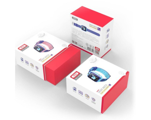 Смарт-годинник XO H100 Kids Smart Watch 2G Рожевий mag-6920680830411136182