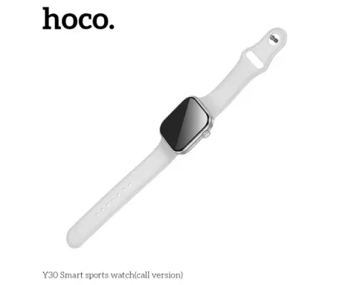 Смарт-годинник HOCO Y30 Smart sports watch(call version) Silver mag-6942007648967152822