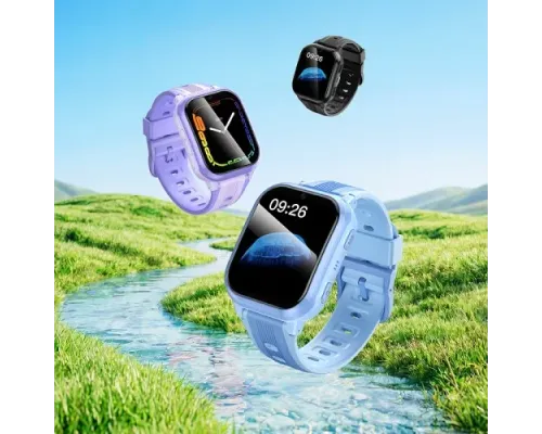 Смарт-годинник дитячий HOCO Y108 4G children phone-watch black mag-6942007680936154076