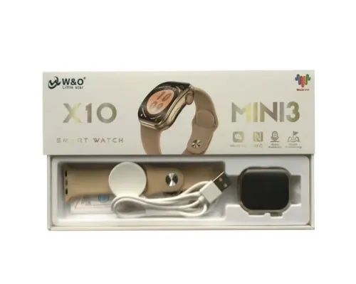 Смарт-годинник Smart Watch W&O X10 Mini 3 Золотий mag-2000001605691146845