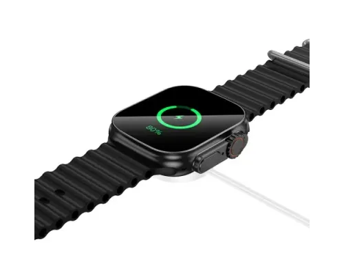 Кабель (магнітный) для зарядки BOROFONE BD14 Ultra Smart sports watch білий mag-6941991124297146059