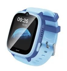 Смарт-годинник дитячий HOCO Y106 4G children phone watch blue mag-6942007658706152320