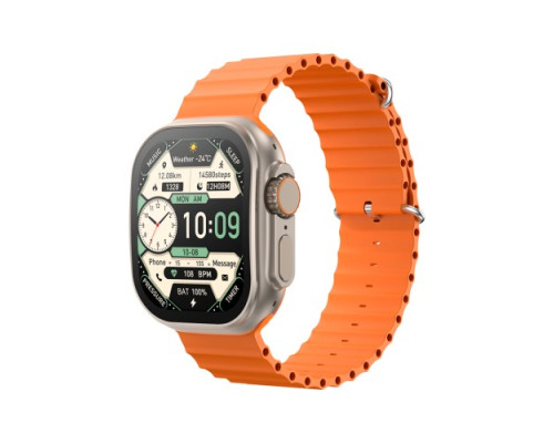 Смарт-годинник XO M11Ultra Curved Screen 9th Generation Wireless Smart Talking Watch помаранчевий mag-6975837581524136237