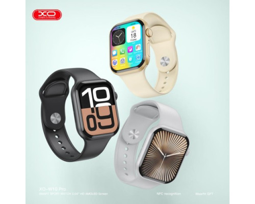Смарт-годинник XO W10 Pro AMOLED Screen 10 Generation Wireless Charging Smart Talking Watch срібний mag-6920680830947136185