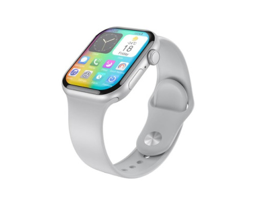 Смарт-годинник XO W10 Pro AMOLED Screen 10 Generation Wireless Charging Smart Talking Watch срібний mag-6920680830947136185