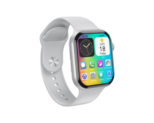 Смарт-годинник XO W10 Pro AMOLED Screen 10 Generation Wireless Charging Smart Talking Watch срібний mag-6920680830947136185