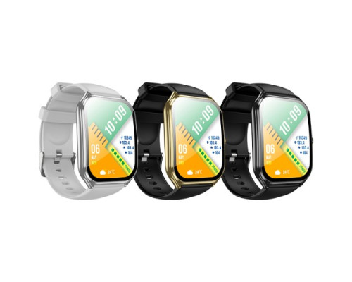 Смарт-годинник HOCO Y28 AMOLED Smart sports watch(call version) Silver mag-6942007648486141580