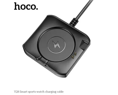 Кабель магнітний для HOCO Y28 Smart sports watch charging cable Black mag-6942007648509144068