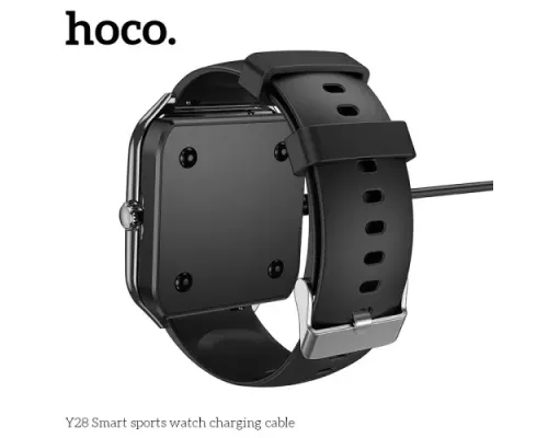 Кабель магнітний для HOCO Y28 Smart sports watch charging cable Black mag-6942007648509144068
