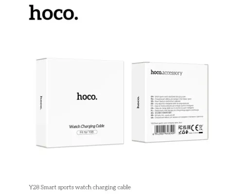 Кабель магнітний для HOCO Y28 Smart sports watch charging cable Black mag-6942007648509144068