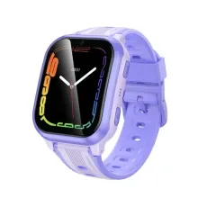 Смарт-годинник дитячий HOCO Y108 4G children phone-watch Purple mag-6942007680950154195