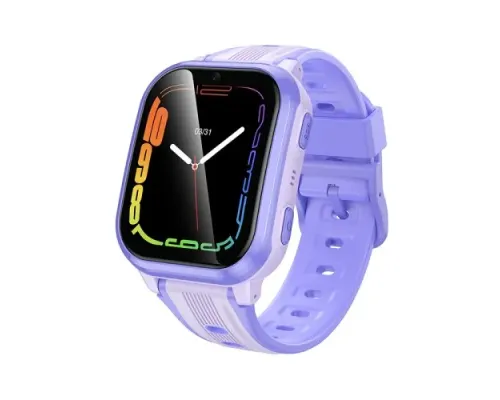 Смарт-годинник дитячий HOCO Y108 4G children phone-watch Purple mag-6942007680950154195