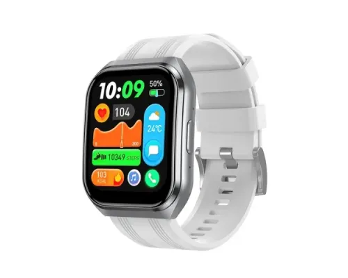 Смарт-годинник HOCO Y44 Smart watch(call version) Silver mag-6942007680929154162